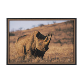 Kenyan Rhino by Max Blakesberg Studios a Hand Embellished Framed Photo Art Print Matted under Glass by Mercana at Eve Furniture