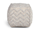 Kenzari Handwoven Pouf by Steve Silver at Eve Furniture