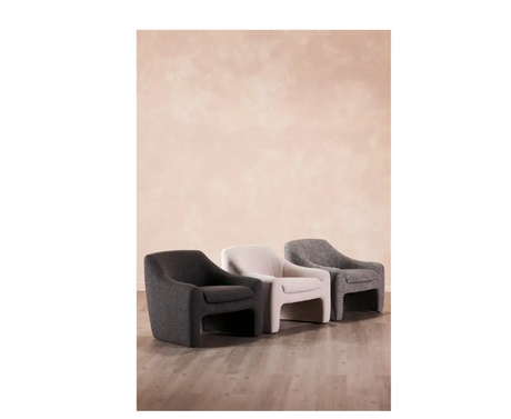 Kenzie Accent Chair Shadowed Grey by Moe's Home at Eve Furniture