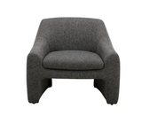 Kenzie Accent Chair Shadowed Grey by Moe's Home at Eve Furniture