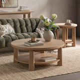 Kenzie Amber Toast Coffee Table by Classic Home at Eve Furniture