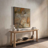 Kenzie Amber Toast Console Table by Classic Home at Eve Furniture