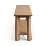 Kenzie Amber Toast Console Table by Classic Home at Eve Furniture