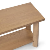Kenzie Amber Toast Console Table by Classic Home at Eve Furniture