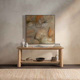 Kenzie Amber Toast Console Table by Classic Home at Eve Furniture