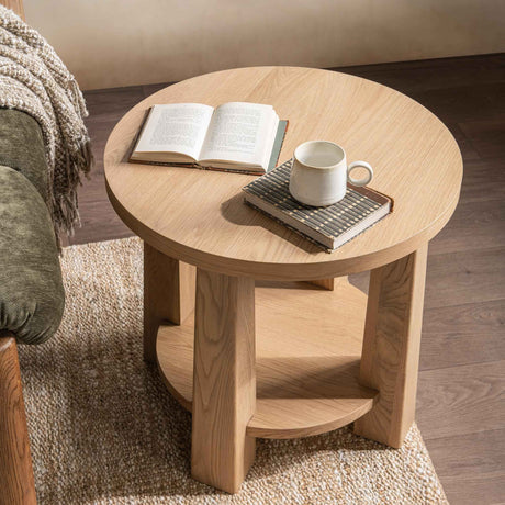 Kenzie Amber Toast End Table by Classic Home at Eve Furniture
