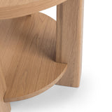 Kenzie Amber Toast End Table by Classic Home at Eve Furniture