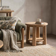 Kenzie Amber Toast End Table by Classic Home at Eve Furniture