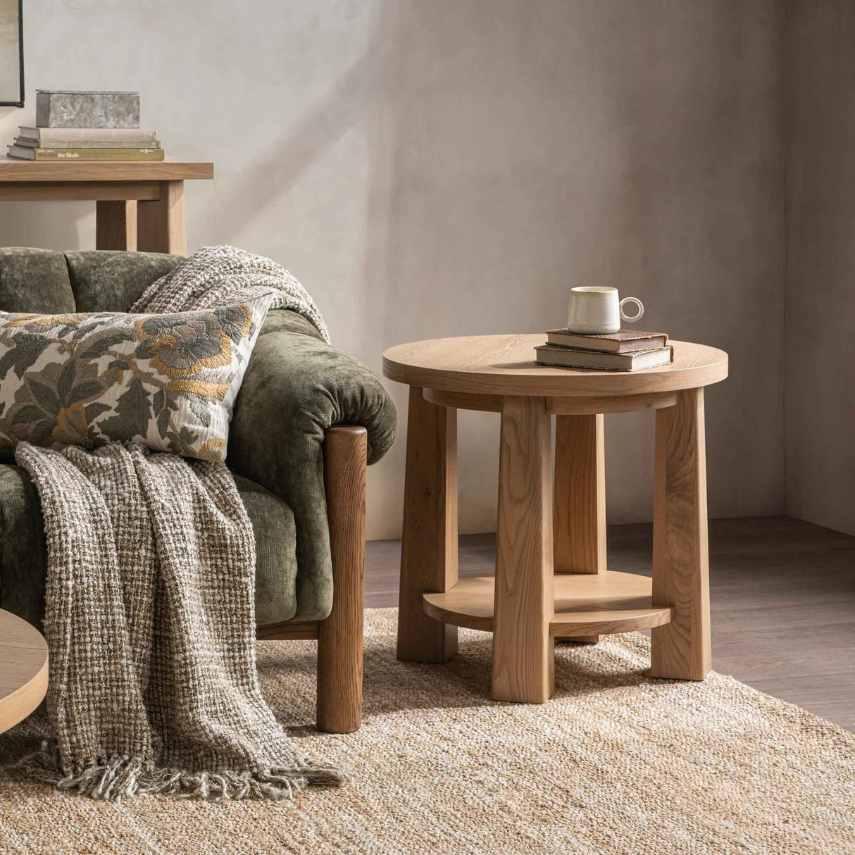 Kenzie Amber Toast End Table by Classic Home at Eve Furniture