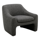 Kenzie Shadowed Grey Accent Chair by MOES at Eve Furniture
