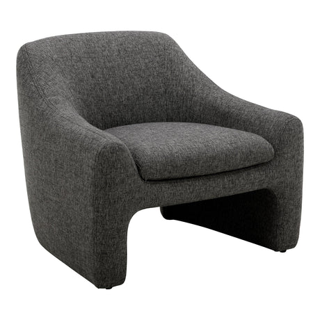 Kenzie Shadowed Grey Accent Chair by MOES at Eve Furniture
