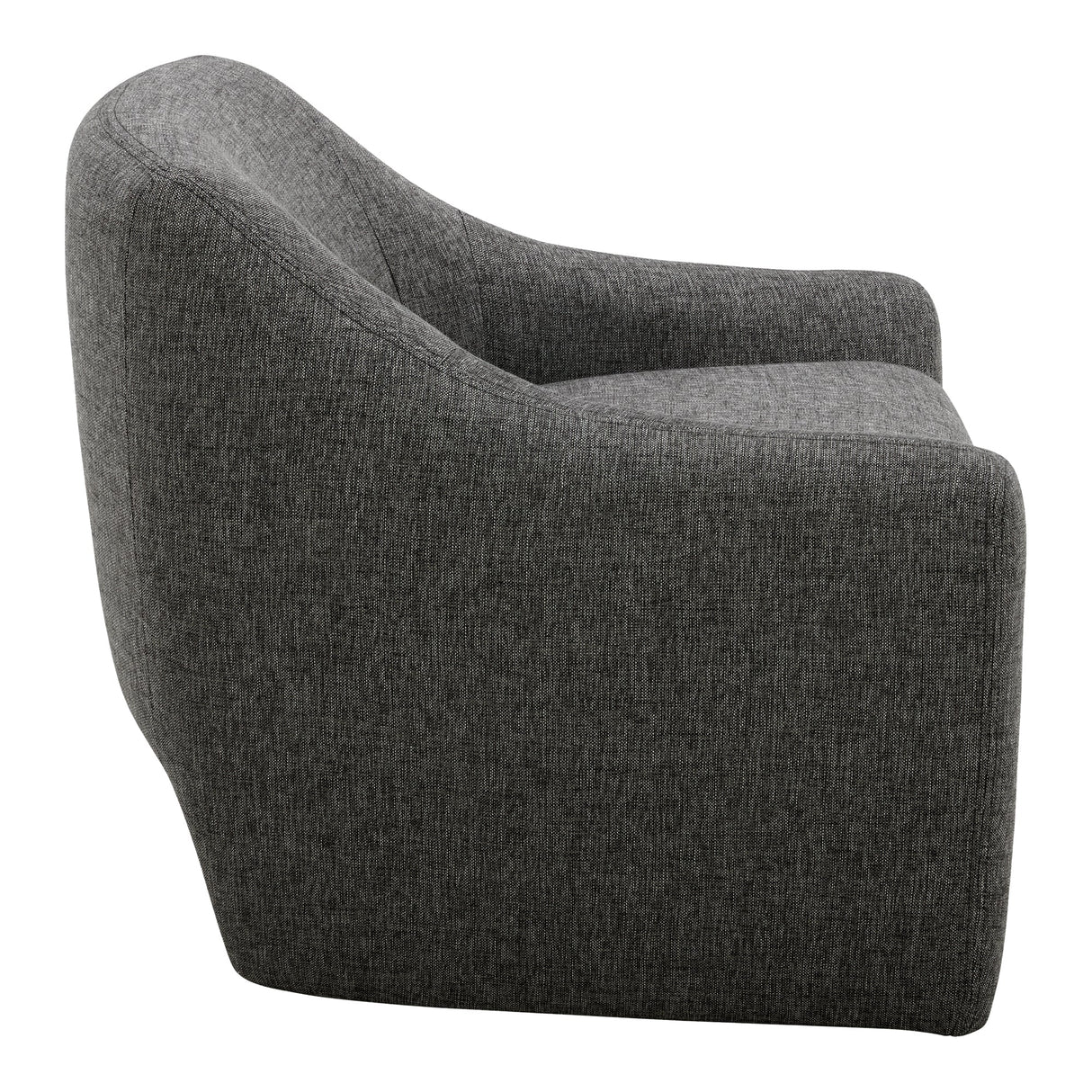 Kenzie Shadowed Grey Accent Chair by MOES at Eve Furniture