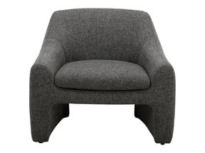 Kenzie Shadowed Grey Accent Chair by MOES at Eve Furniture