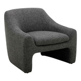 Kenzie Shadowed Grey Accent Chair