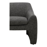 Kenzie Shadowed Grey Accent Chair by Moe's Home at Eve Furniture
