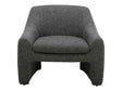 Kenzie Shadowed Grey Accent Chair