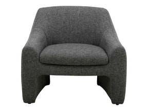 Kenzie Shadowed Grey Accent Chair