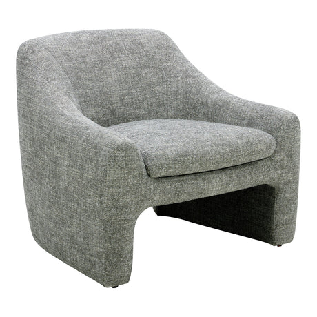 Kenzie Slated Moss Accent Chair by MOES at Eve Furniture