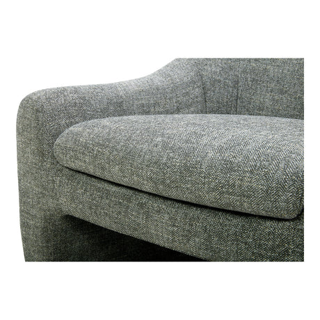 Kenzie Slated Moss Accent Chair by MOES at Eve Furniture