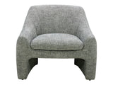 Kenzie Slated Moss Accent Chair by MOES at Eve Furniture