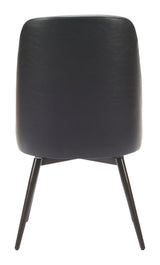 Keppel Black Swivel Dining Chair (Set of 2) by Zuomod at Eve Furniture