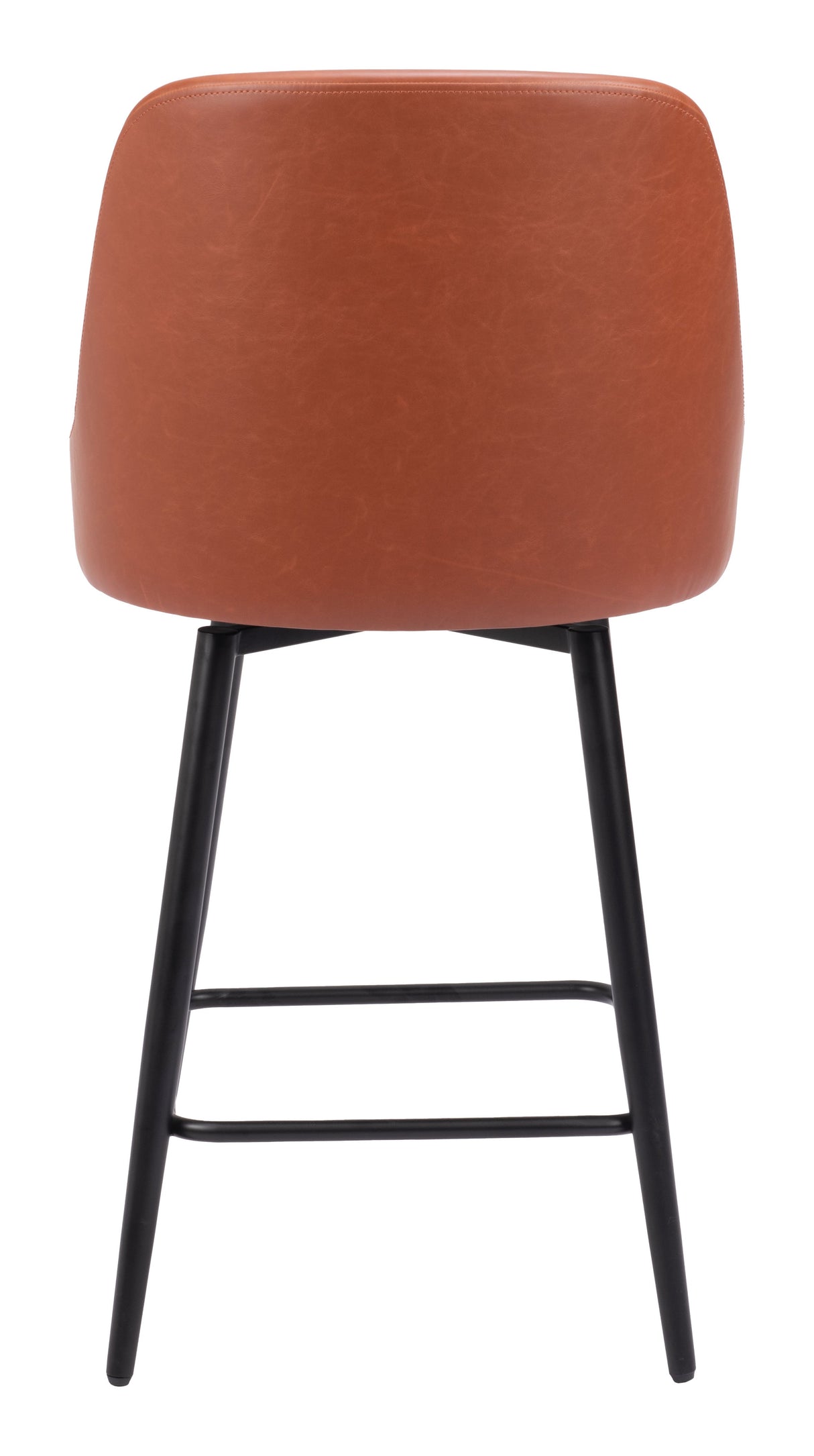 Keppel Brown Swivel Counter Stool by Zuomod at Eve Furniture