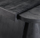 Keppler Black 2-Piece Nesting Tables by Crestview at Eve Furniture