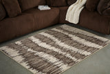 Keradon Cream/Brown Medium Rug