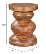 Kerala Walnut Side Table by Zuomod at Eve Furniture