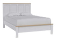 Kerisden White/Brown Full Panel Complete Bed Frame by Ashley at Eve Furniture