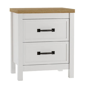 Kerisden White/Brown Nightstand by Ashley at Eve Furniture