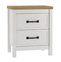 Kerisden White/Brown Nightstand by Ashley at Eve Furniture
