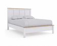 Kerisden White/Brown Queen Panel Complete Bed Frame by Ashley at Eve Furniture