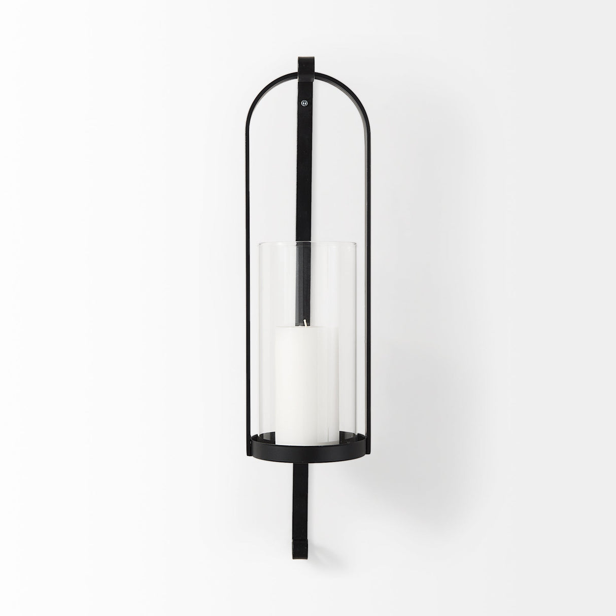 Kero Black Metal Wall Candle Holder by Mercana at Eve Furniture
