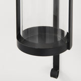 Kero Black Metal Wall Candle Holder by Mercana at Eve Furniture
