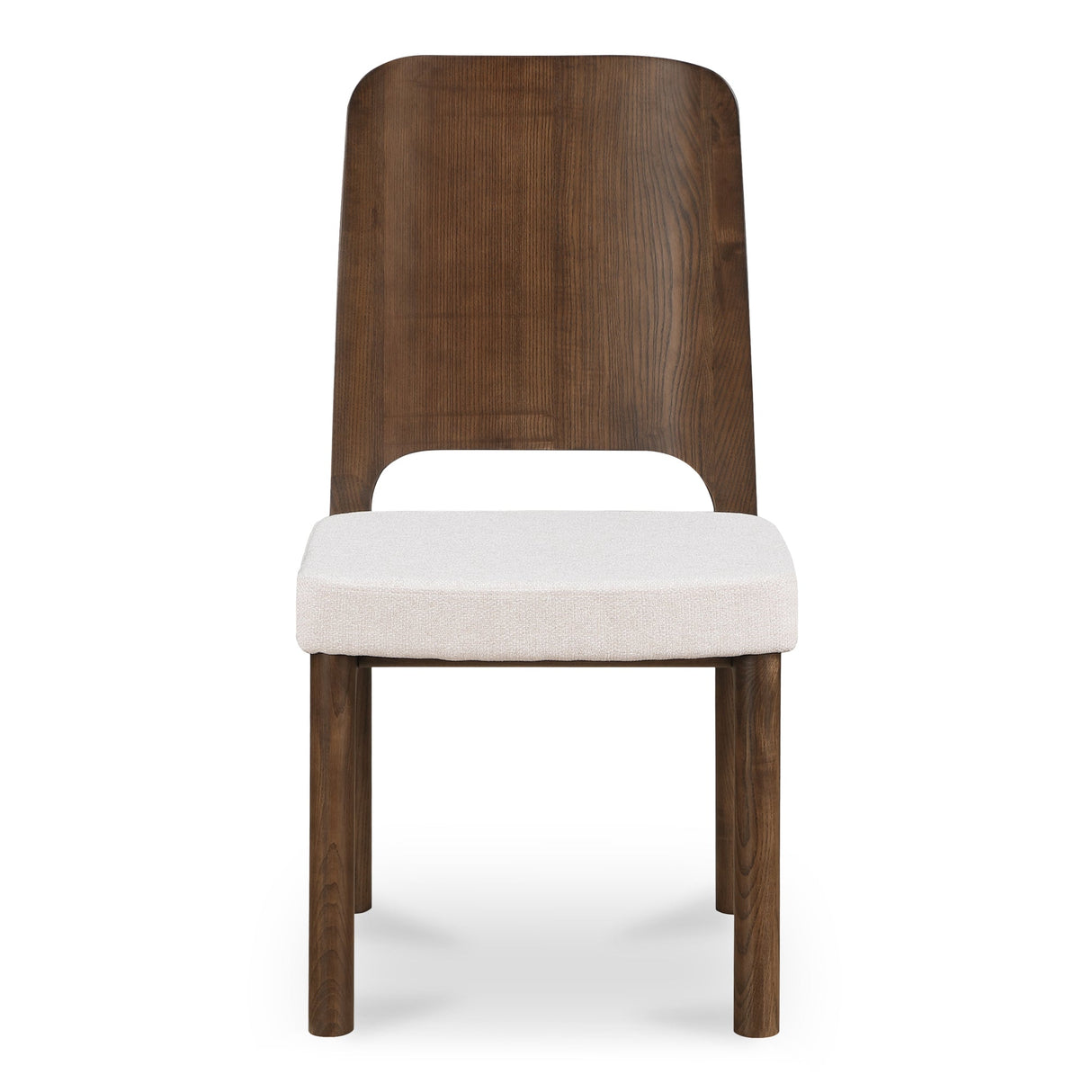 Kerr Ash Beige Dining Chair Walnut Stained (Set of 2) by MOES at Eve Furniture