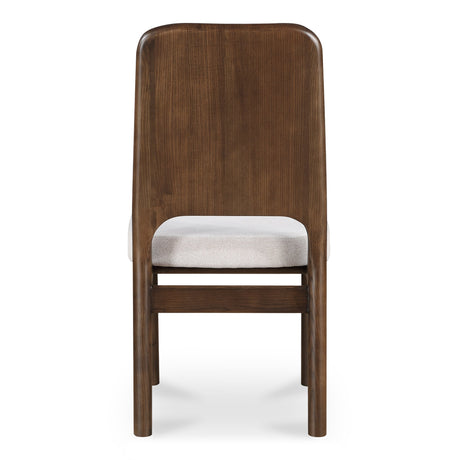 Kerr Ash Beige Dining Chair Walnut Stained (Set of 2) by MOES at Eve Furniture