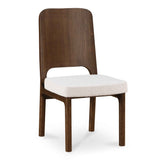 Kerr Ash Beige Dining Chair Walnut Stained (Set of 2) by Moe's Home at Eve Furniture