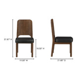 Kerr Black Dining Chair (Set of 2) by MOES at Eve Furniture