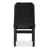 Kerr Black Dining Chair Vegan Leather (Set of 2) by MOES at Eve Furniture
