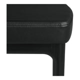 Kerr Black Dining Chair Vegan Leather (Set of 2) by MOES at Eve Furniture
