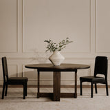 Kerr Black Dining Chair Vegan Leather (Set of 2) by MOES at Eve Furniture