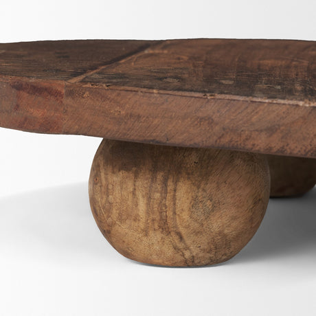 Kerra Large Solid Reclaimed Wood Tray by Mercana at Eve Furniture