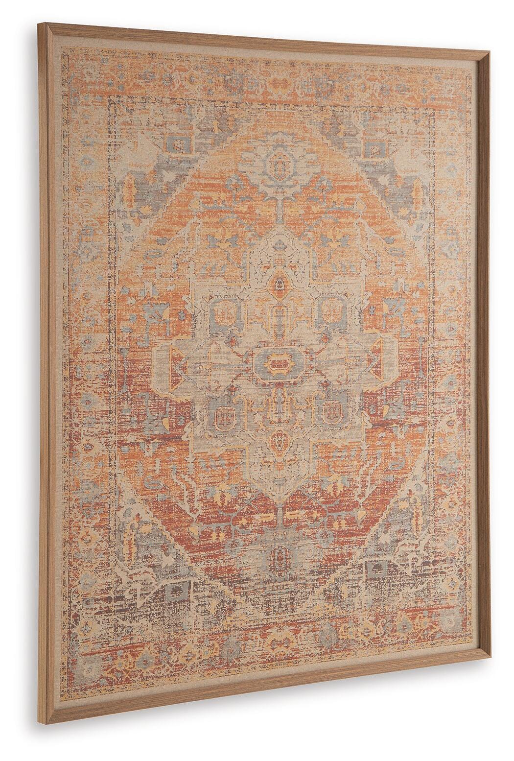Kerrickson Red/Orange/Blue Wall Art by Ashley at Eve Furniture