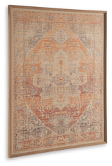 Kerrickson Red/Orange/Blue Wall Art by Ashley at Eve Furniture