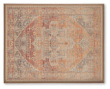 Kerrickson Red/Orange/Blue Wall Art by Ashley at Eve Furniture