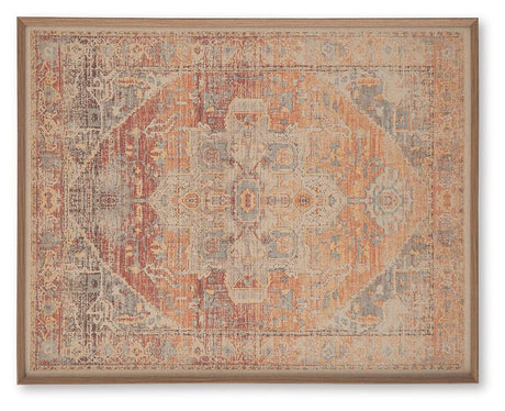 Kerrickson Red/Orange/Blue Wall Art by Ashley at Eve Furniture