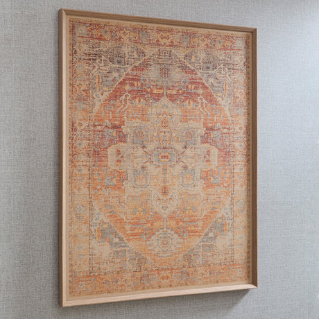 Kerrickson Red/Orange/Blue Wall Art by Ashley at Eve Furniture