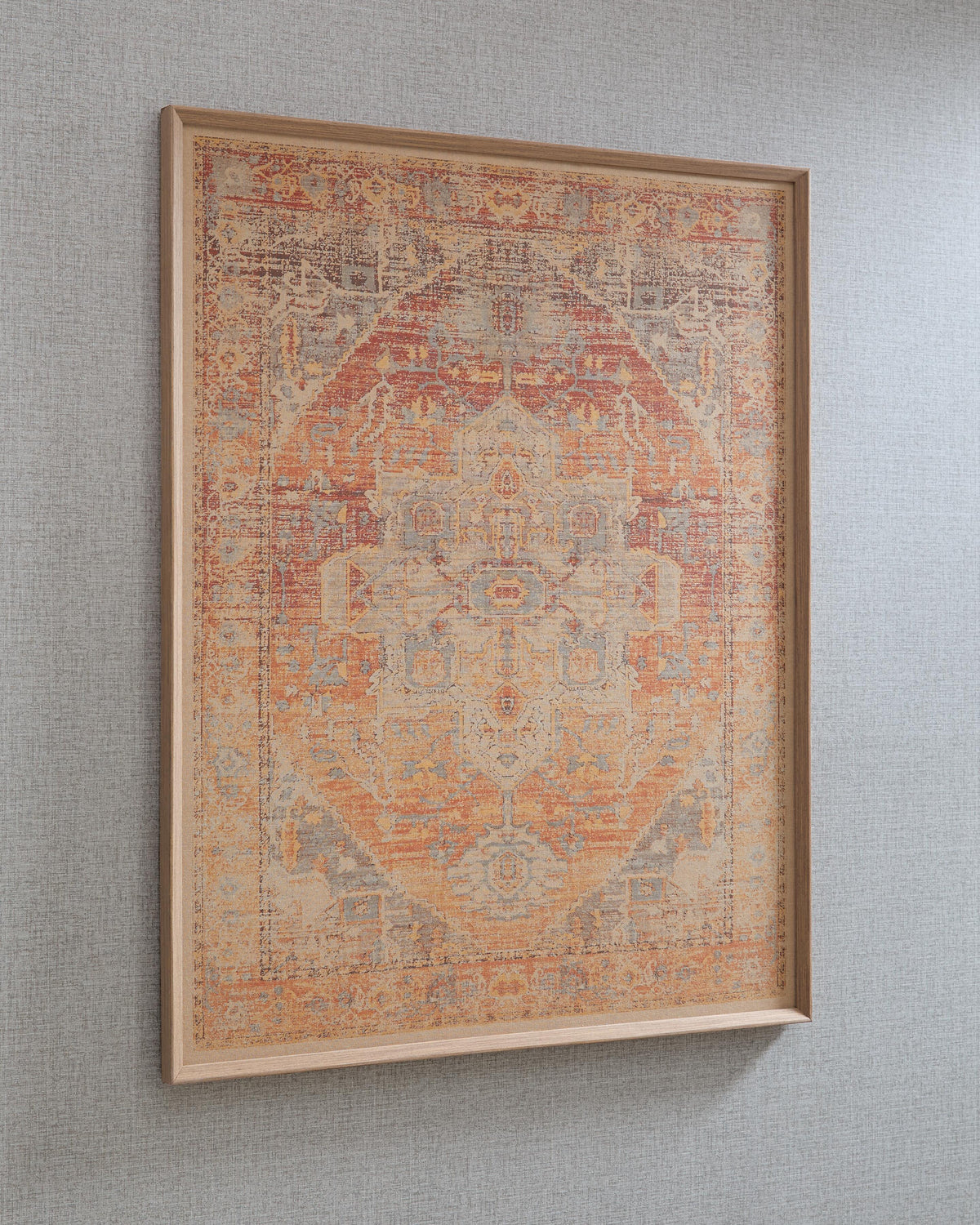 Kerrickson Red/Orange/Blue Wall Art by Ashley at Eve Furniture
