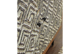 Kerrings Brown/Black/White Accent Cabinet by Ashley at Eve Furniture